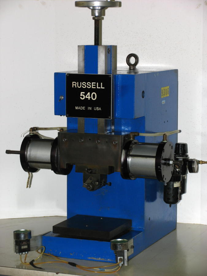 A.g. russell pneumatic bench top marking machine
