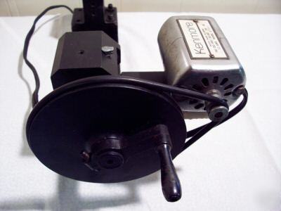 Cylindrical motorized grinding fixture