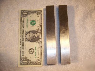 (2) taft peirce steel parallels, 5/8 x 7/8