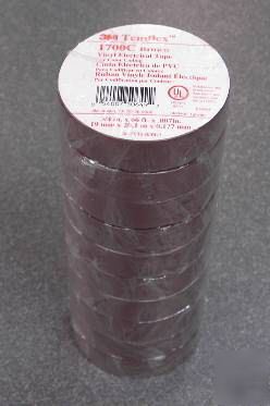 3M temflex 1700C brown vinyl electrical tape