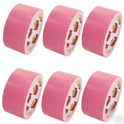 6 rolls pink duct tape 2