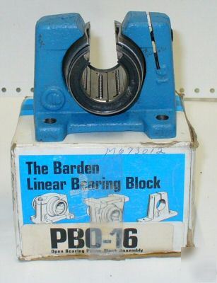 Barden open bearing pillow block - pbo-16