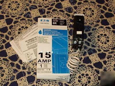 Cutler hammer 15 amp gfci gfi 120 volt ckt breaker br