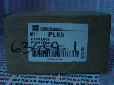 Cutler hammer - padlockable handle lock hasp PLK5 - 