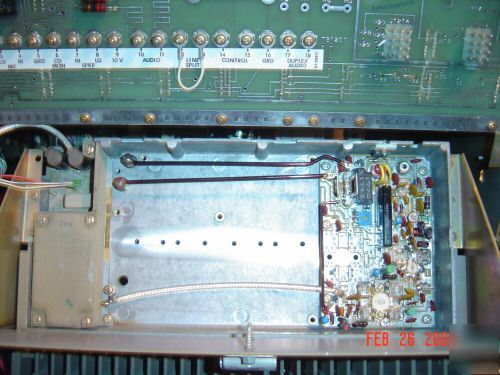 Ge master ii uhf repeater + 65 watt? continuous duty pa