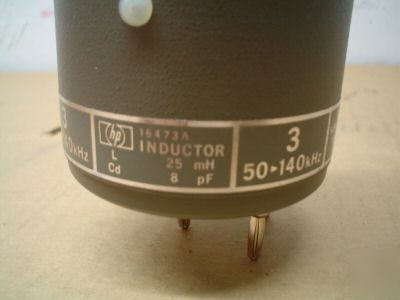 Hp hewlett packard #3 inductor 16473A 50-140 khz