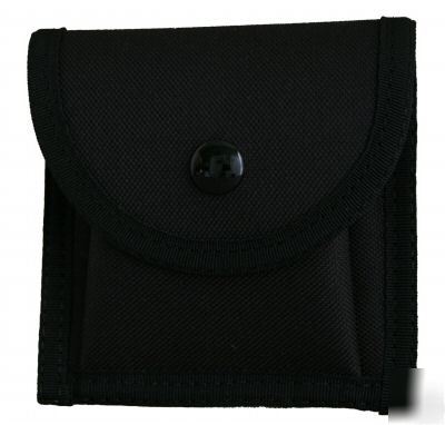 Hwc nylon police, fire, emt latex glove pouch - large