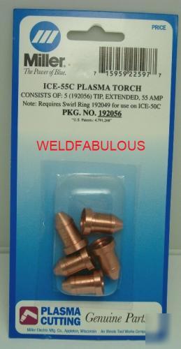 Miller 192056 55 amp extended tip pkg 5