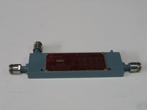 Narda 3040B-20 coaxial directional coupler, .24-.50 ghz