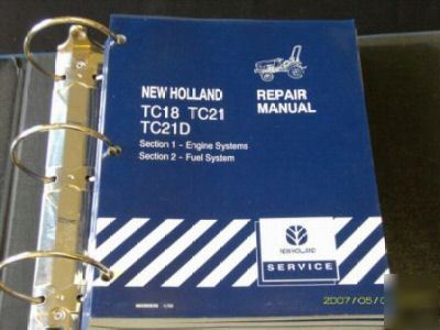 New holland TC18 TC21 TC21D tractor service manual