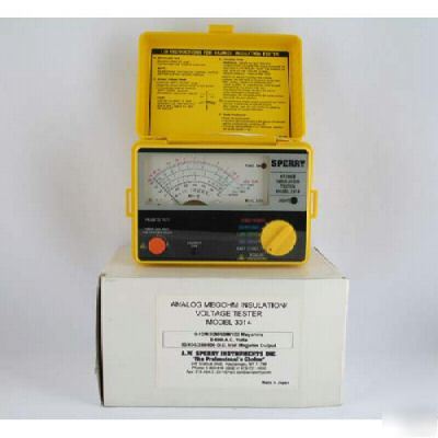 New ideal/sperry 3314 insulation tester /megger - [ ]