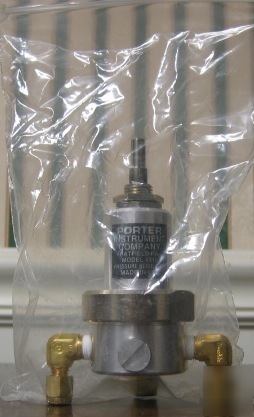 Porter instrument co. 8310 pressure regulator 