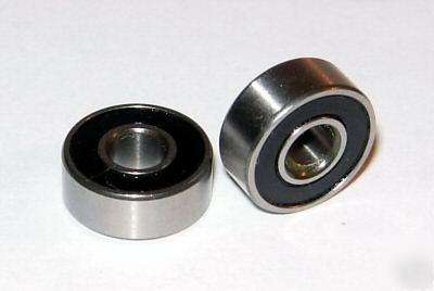 SSR3-2RS stainless steel bearings, 3/16 x 3/8, R3-rs