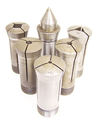 Set of 5C hardinge collets / workholding