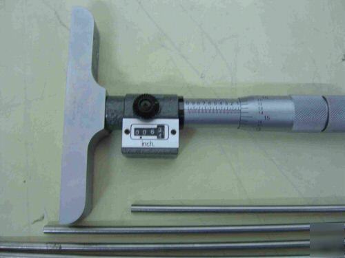 Spi 10-855-15 depth micrometer, .001