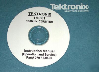 Tek DC501 dc-501 dc 501 service & operations manual