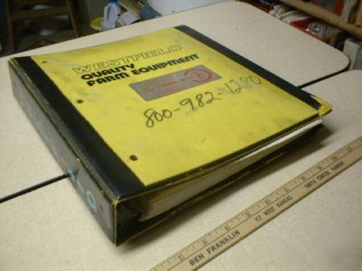 Westfield augers gear boxes parts manuals brochures