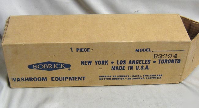 Bobrick b-2994 toilet tissue dispenser w/shelf 