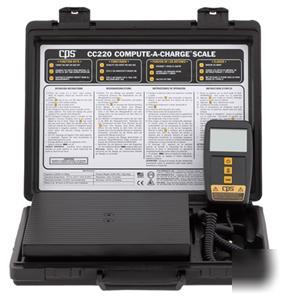 Cps CC220 refrigerant recovery charging scale