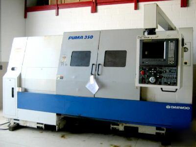 Daewoo puma 350 a cnc turning center lathe chuck, fanuc