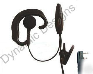 Earbud headset mic 4 kenwood protalk propower th tk