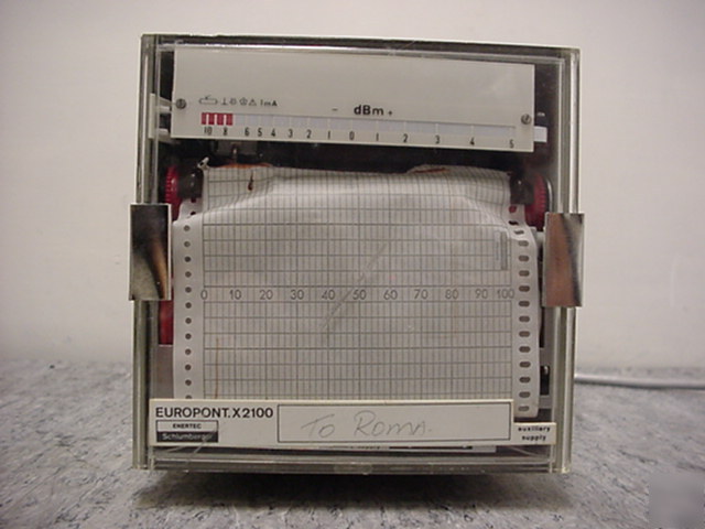 Europont X2100 chart recorder