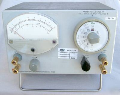 General radio 1346 amplifier microvolt meter genrad x 