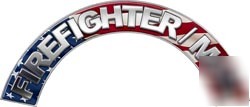Helmet arcs rocker FF50 reflective firefighter mfr flag
