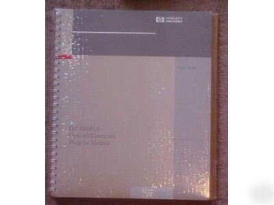 Hp agilent 83487A users guide