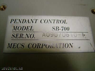 Mecs corp. robot remote teach pendant sb-700