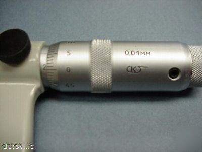 New 25-50MM outside micrometer in case made in ussr 