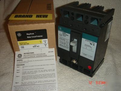 New TEC36100 ge general electric mag break brand 