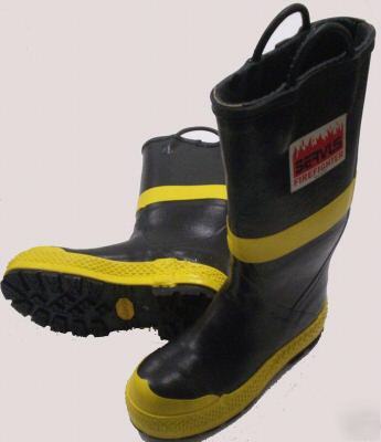 Servus 1492 rubber firefighting boot 10-narrow