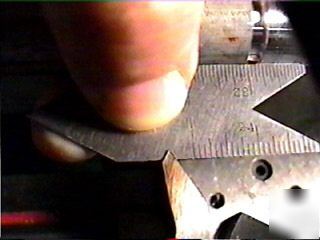 Vhs video threading on the lathe
