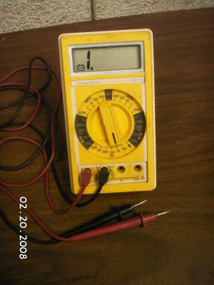 Wavetek digital multimeter voltage ohm meter tester