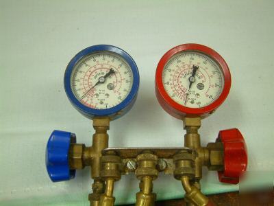 2-way refrigeration guage set