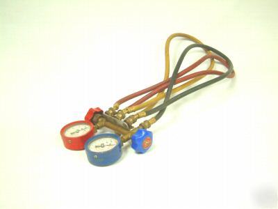 2-way refrigeration guage set