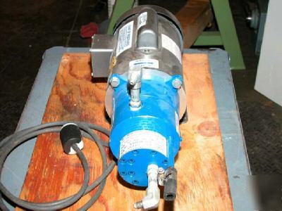 Baldor motor with monarch pump