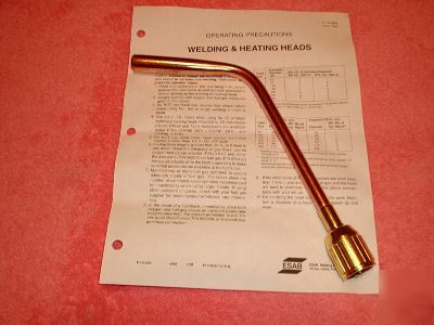 New l-tec, purox, esab, rosebud heating nozzle #55A 