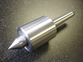 Precision live center w/ # 1 morse taper 