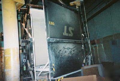 Rotary parts washer, powder coating, part washer