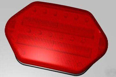 Traffic safety highway flare led red