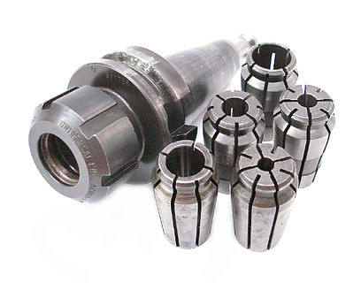 Universal af collet chuck w/ BT40 shank + collets