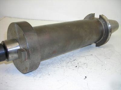 Used cat 50 shell mill arbor 1 1/2'' pilot 10'' gage 