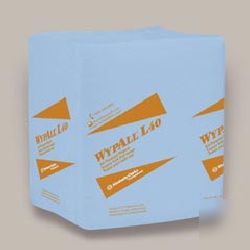 Wypall L40 quarterfold wipers, blue-kcc 05776