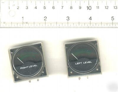 2 pair of left & right vu-meters 1.5