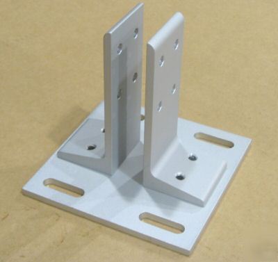 8020 t slot aluminum floor mount base plate 10 s 2385