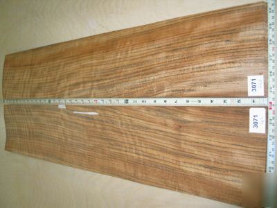 Exotic figured mozambique veneer 41 sq ft. lot 3071