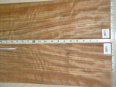 Exotic figured mozambique veneer 41 sq ft. lot 3071