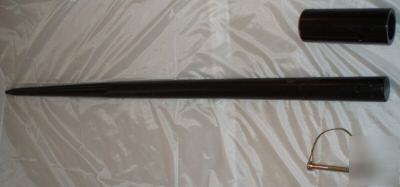Hay spear replacement bale spike fork sleeve on in weld